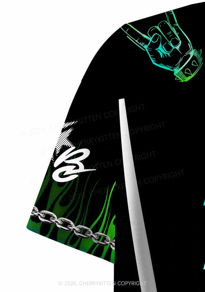 Do Not Invite Me To Afters Y2K Crop Sport Jersey Shirts Cherrykitten
