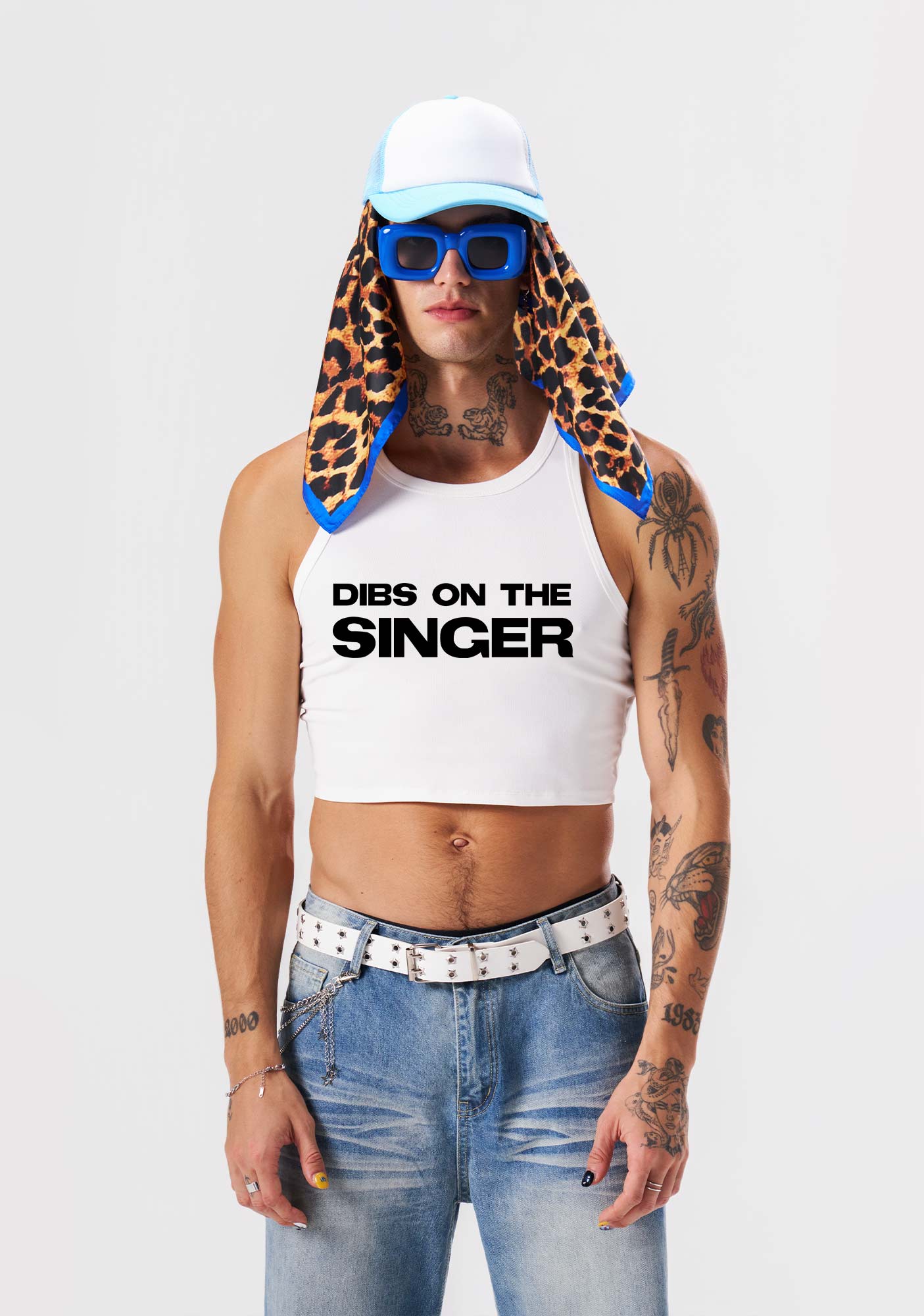 Dibs On The Singer Y2K Crop Tank Top Cherrykitten