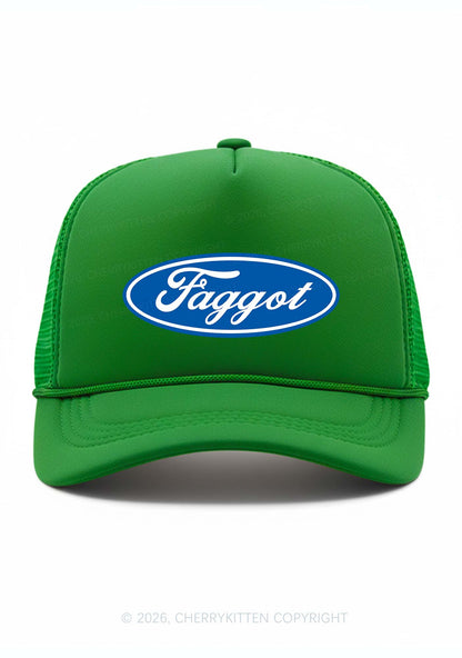 Faggot Pride Y2K Trucker Hat Cherrykitten