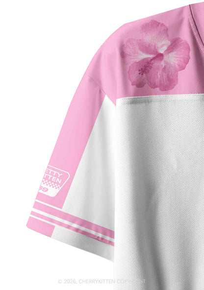 Lesbian Queen Pride Y2K Crop Sport Jersey Shirts Cherrykitten