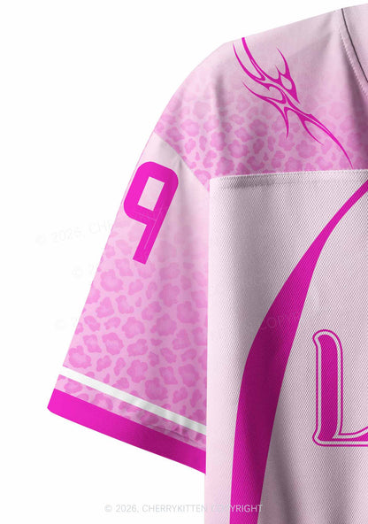 Pink Lesbians Do It Better Pride Y2K Crop Sport Jersey Shirts Cherrykitten