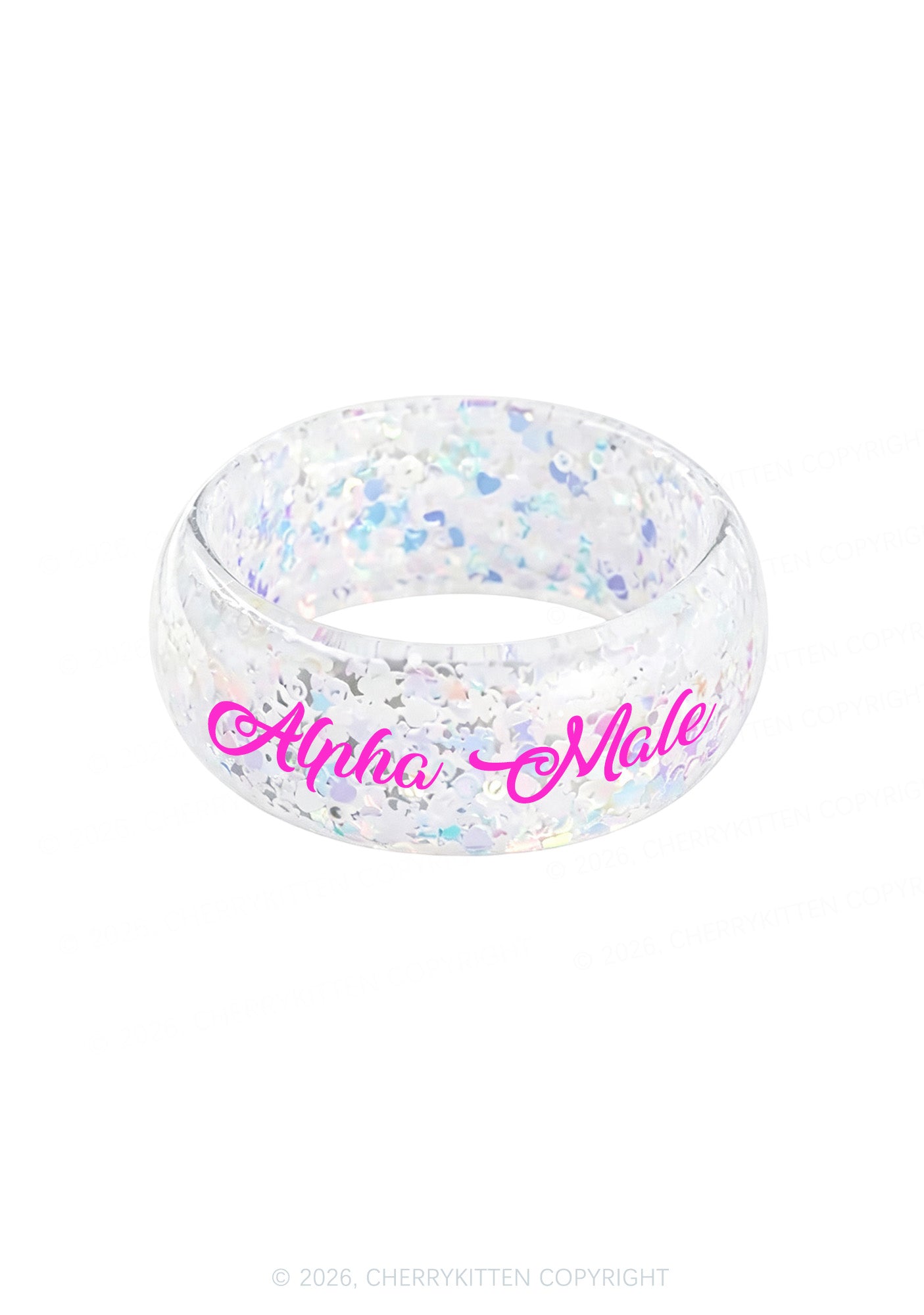 Alpha Male Y2K Cuff Bangle Cherrykitten