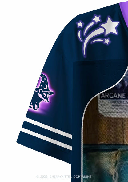 Wizard Opossum DJ Y2K Crop Sport Jersey Shirts Cherrykitten