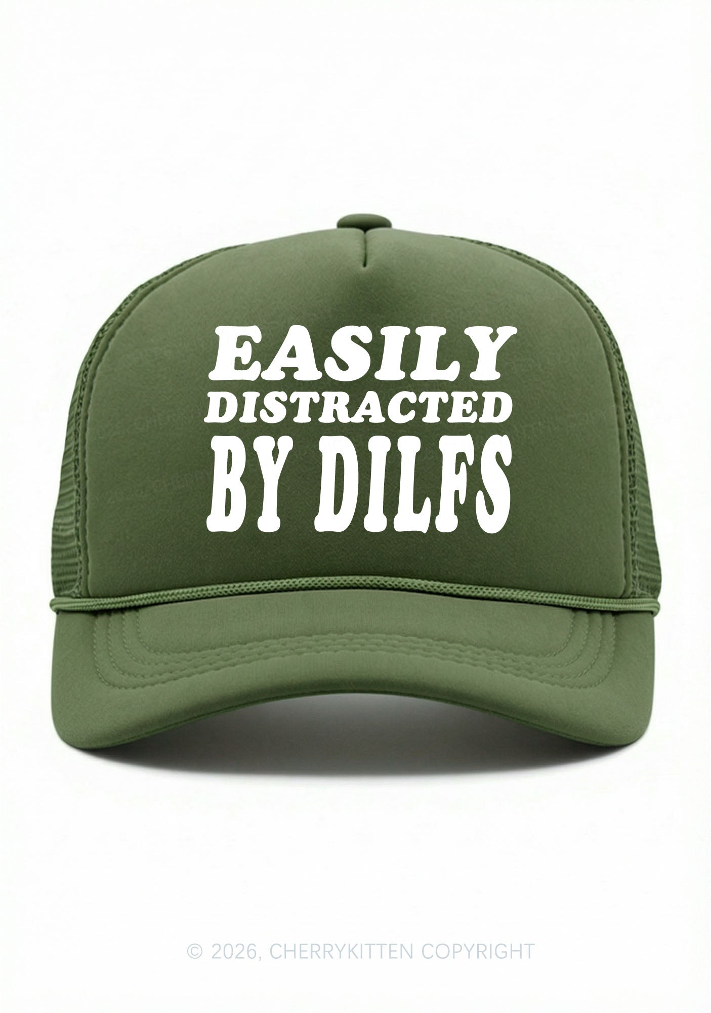 Easily Distracted By Dxxfs Y2K Trucker Hat Cherrykitten