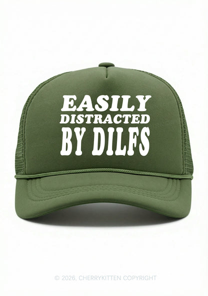 Easily Distracted By Dxxfs Y2K Trucker Hat Cherrykitten