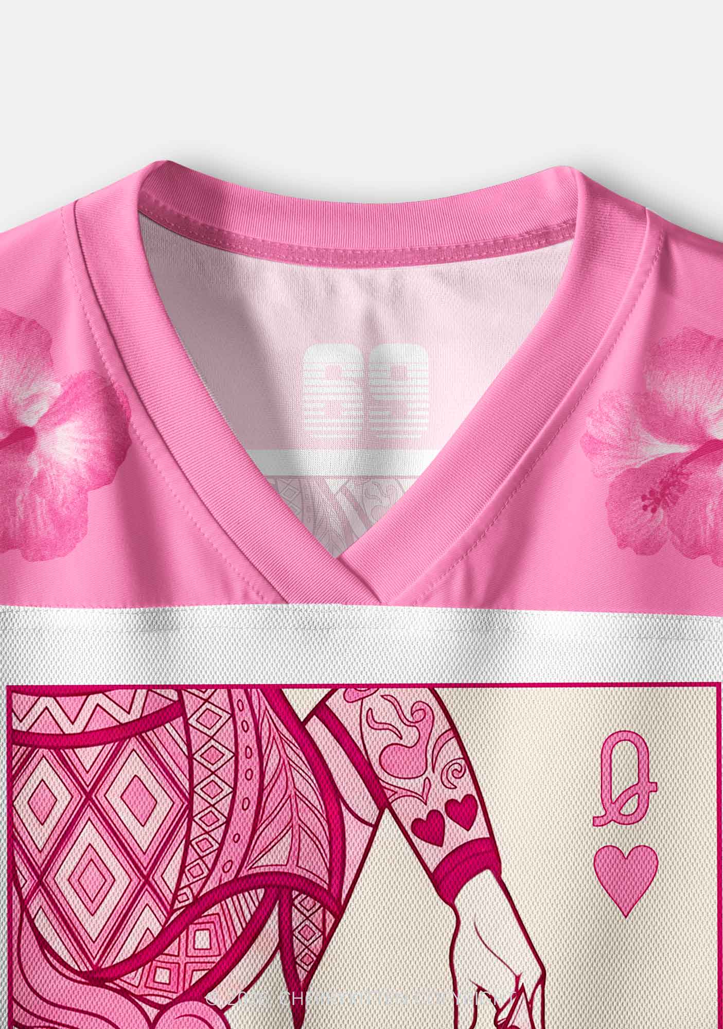 Two Pink Queens Kissing Pride Y2K Crop Sport Jersey Shirts Cherrykitten