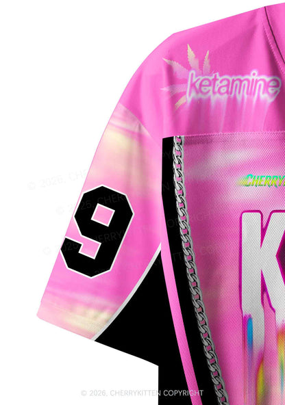 Drip Kxxamine Y2K Crop Sport Jersey Shirts Cherrykitten