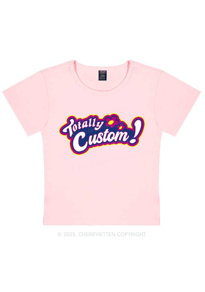 Totally Custom Y2K Baby Tee Cherrykitten