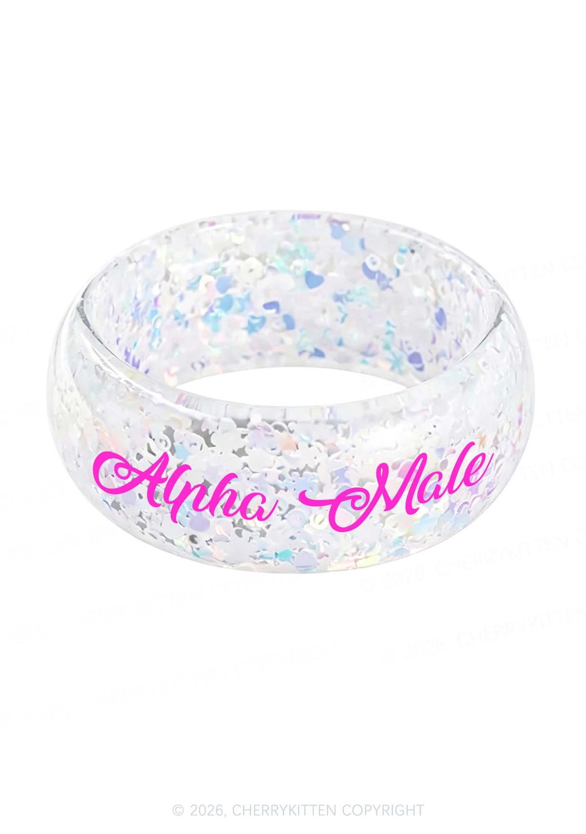 Alpha Male Y2K Cuff Bangle Cherrykitten