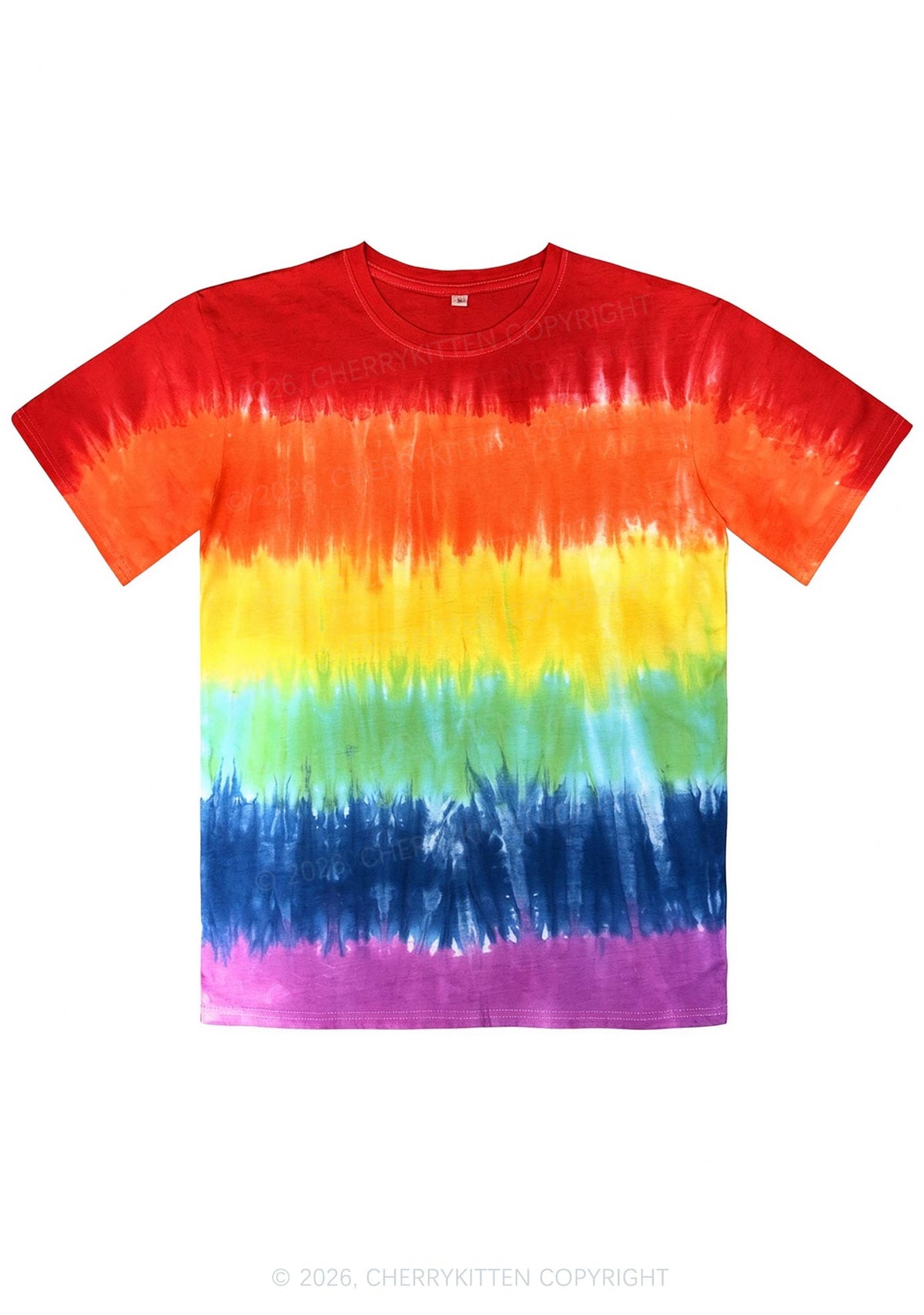 Plain Y2K Tie Dye Shirts Cherrykitten