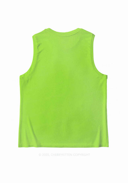 Brat Summer Y2K Mesh Muscle Tank Cherrykitten