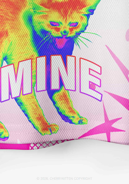 Thermal Catamine Y2K Crop Sport Jersey Shirts Cherrykitten