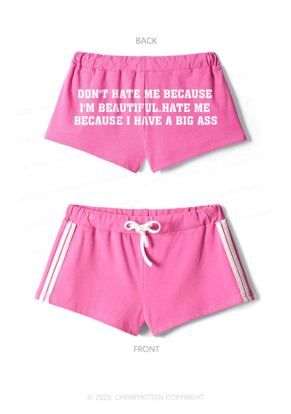 Hate Me Big Axx Y2K Drawstring Mini Shorts Cherrykitten