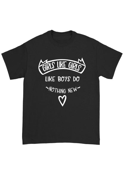 Girls Like Girls Like Boys Do Nothing New Chunky Shirt