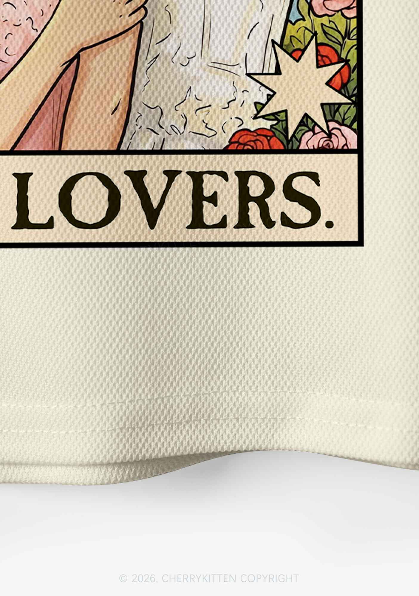 Vintage Beach Lesbian Lovers Pride Y2K Crop Sport Jersey Shirts Cherrykitten