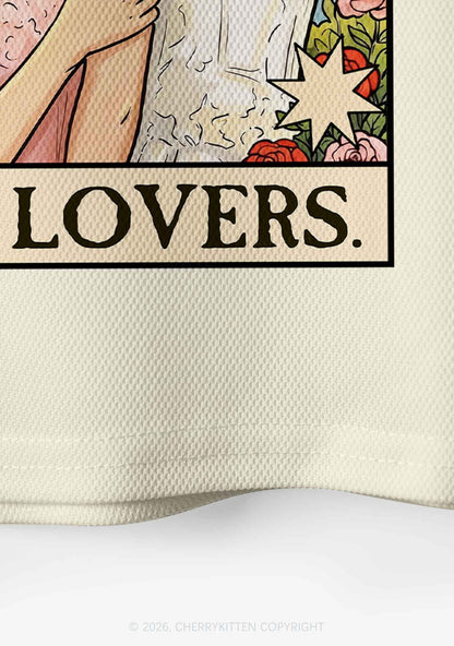 Vintage Beach Lesbian Lovers Pride Y2K Crop Sport Jersey Shirts Cherrykitten