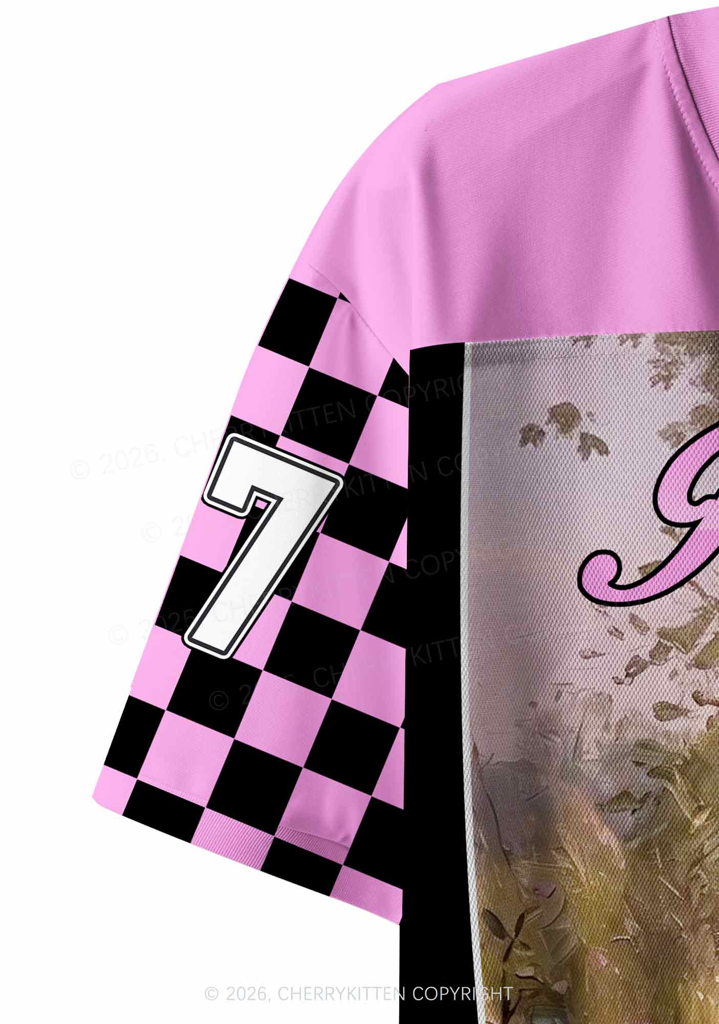 I Let Femmes Top Me Picnic Girls Pride Y2K Crop Sport Jersey Shirts Cherrykitten