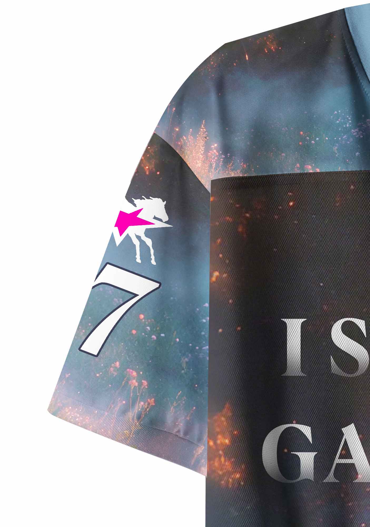 Pink Hair Horse Suffer From Gay Thoughts Pride Y2K Crop Sport Jersey Shirts Cherrykitten