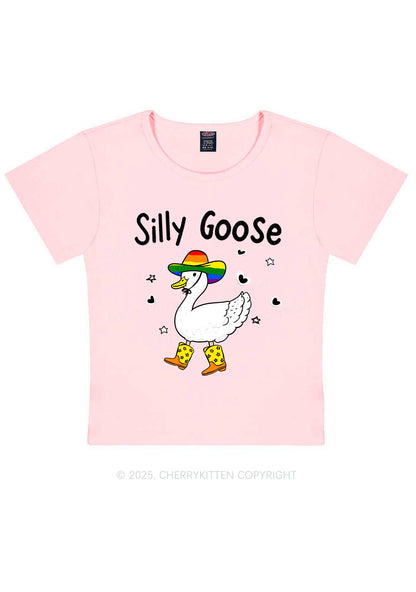 Silly Goose Pride Y2K Baby Tee Cherrykitten