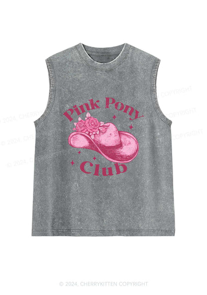 Pink Pony Club Y2K Washed Tank Cherrykitten