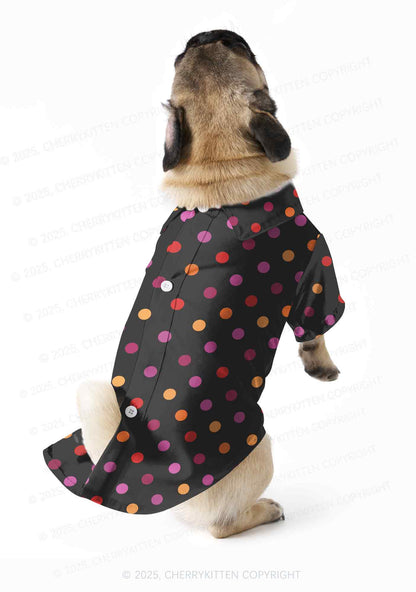Lesbian Dots Pride Y2K Pet Shirts Cherrykitten