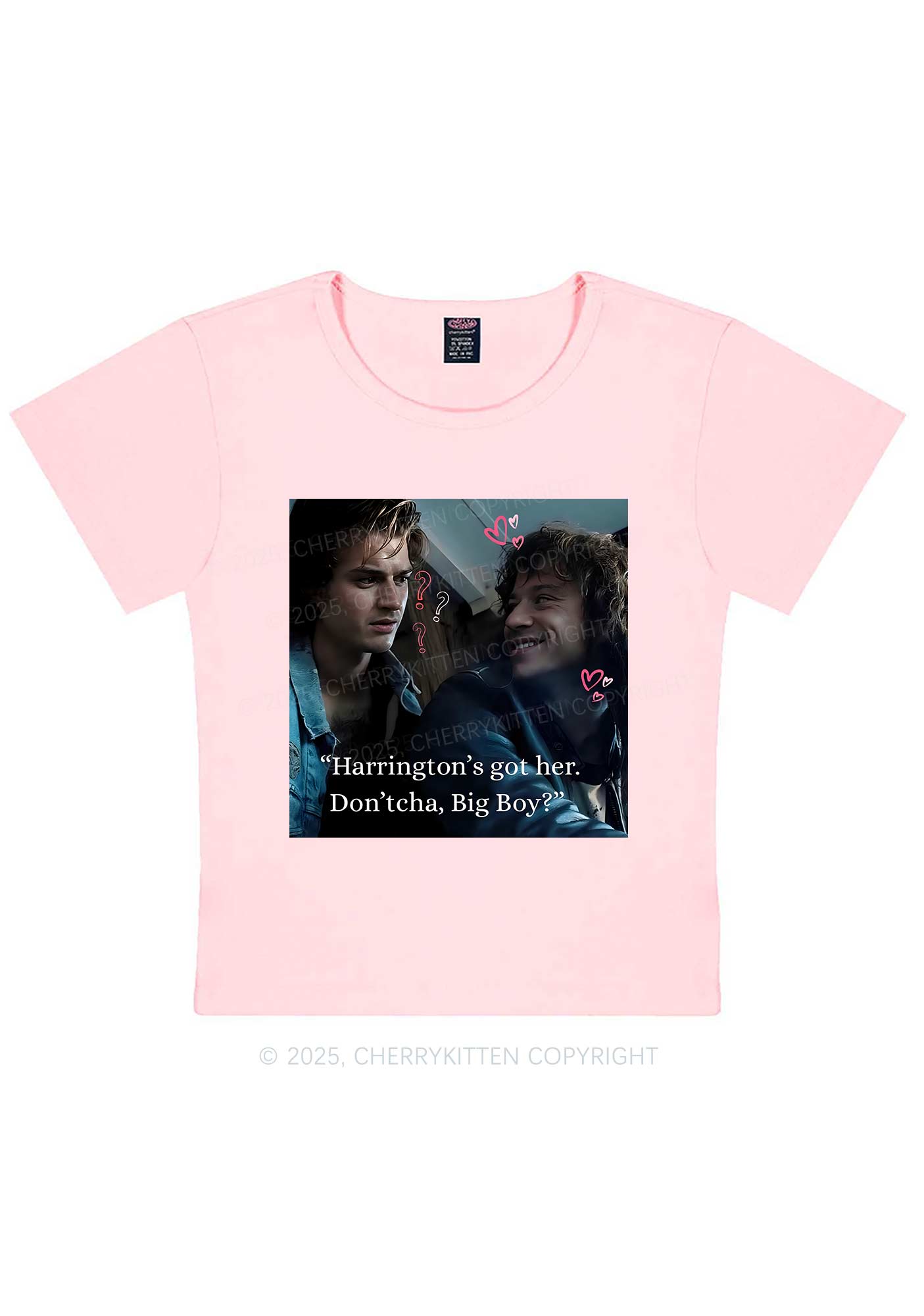 Big Boy Got Her Y2K Baby Tee Cherrykitten