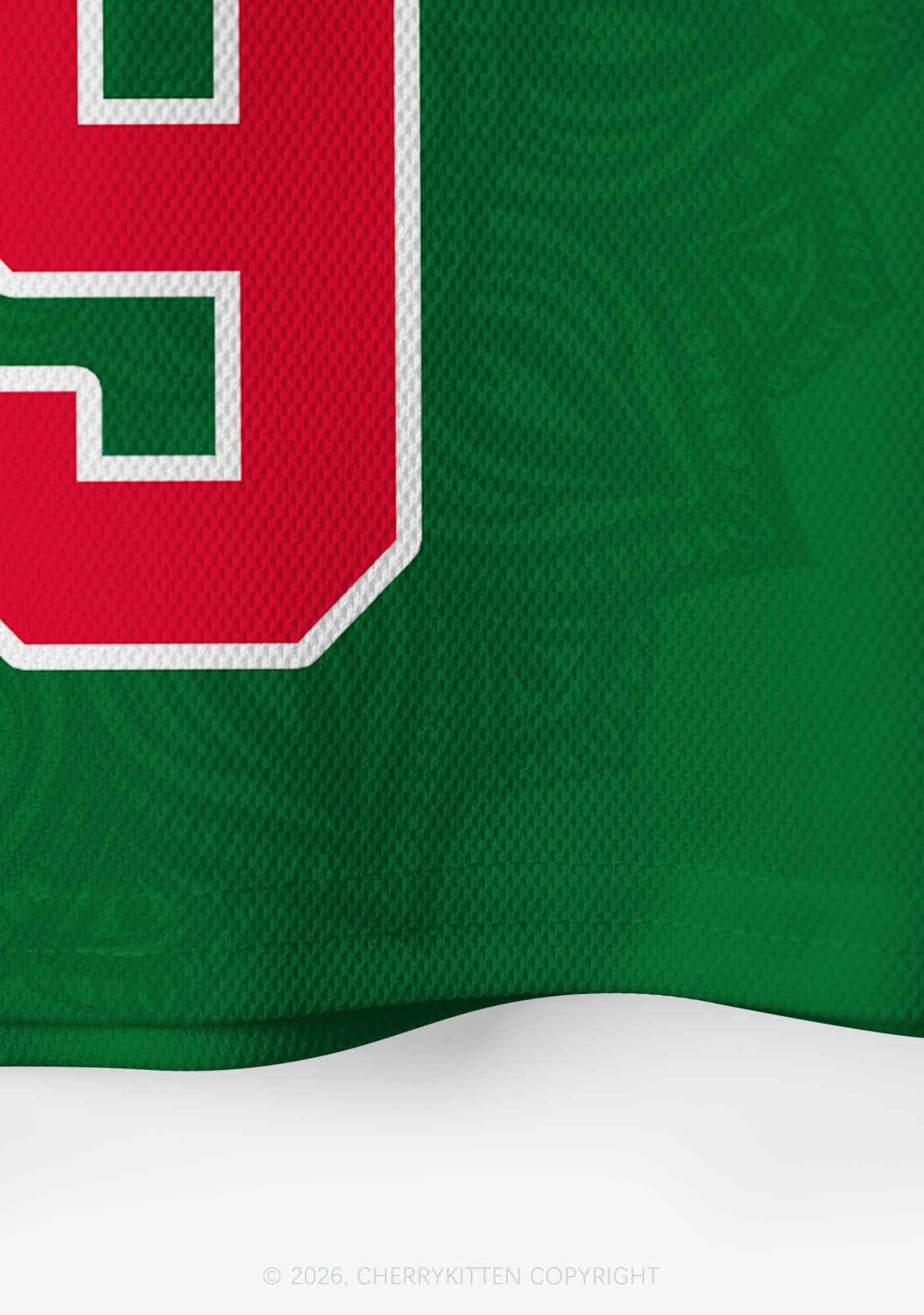 Custom Green Mexico Sombrero Y2K Crop Sport Jersey Shirts Cherrykitten