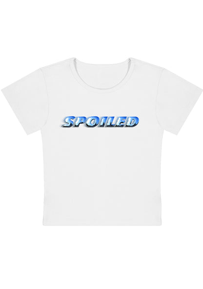 Curvy Laser Spoiled Baby Tee