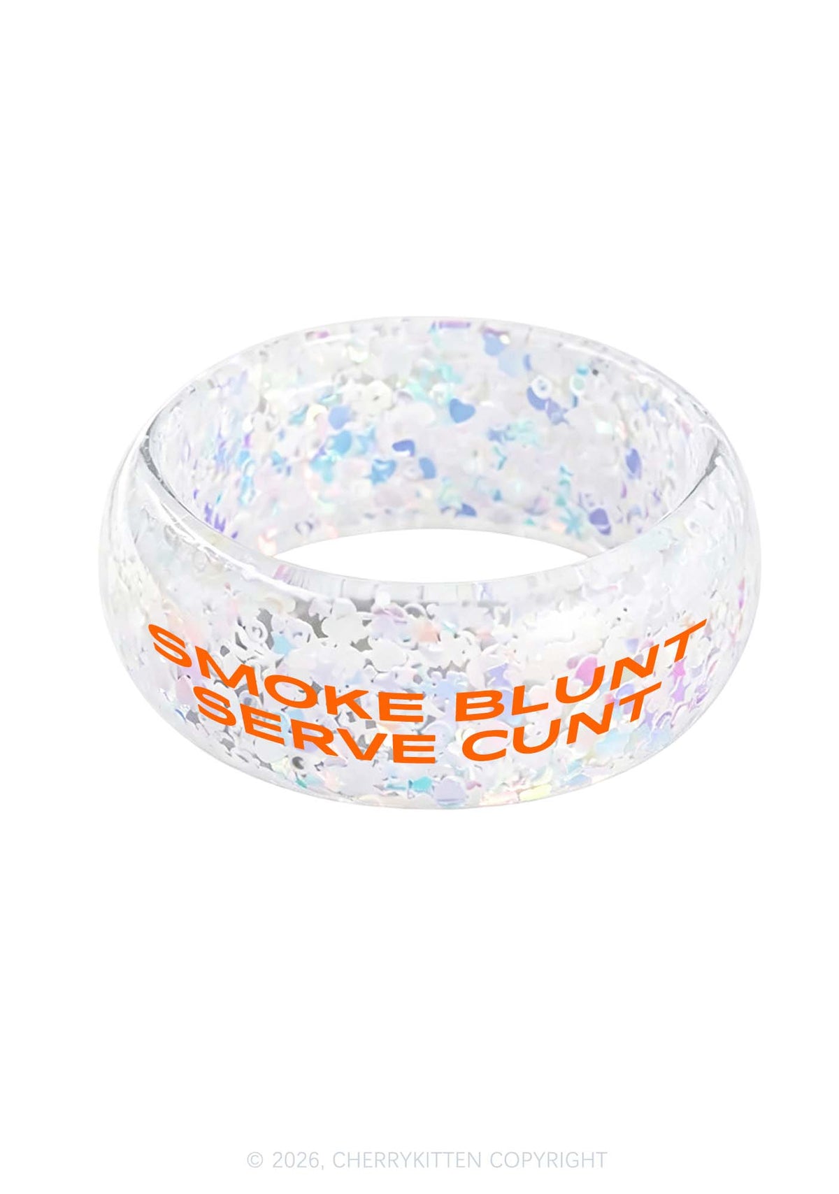 Smoke Blunt Y2K Cuff Bangle Cherrykitten