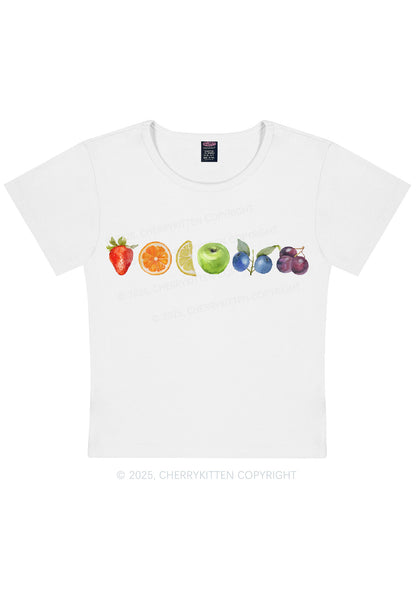 Six Fruity Y2K Baby Tee Cherrykitten