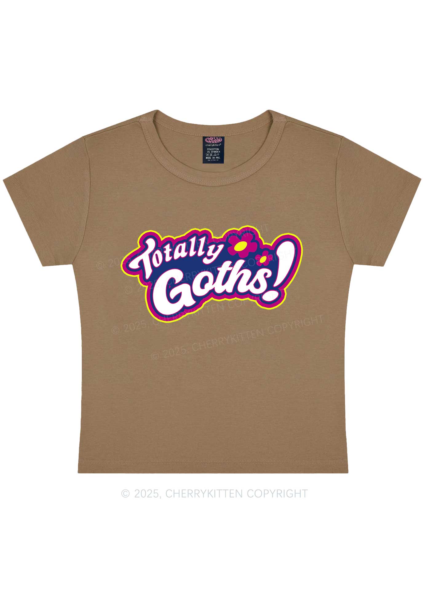 Totally Goths Y2K Baby Tee Cherrykitten