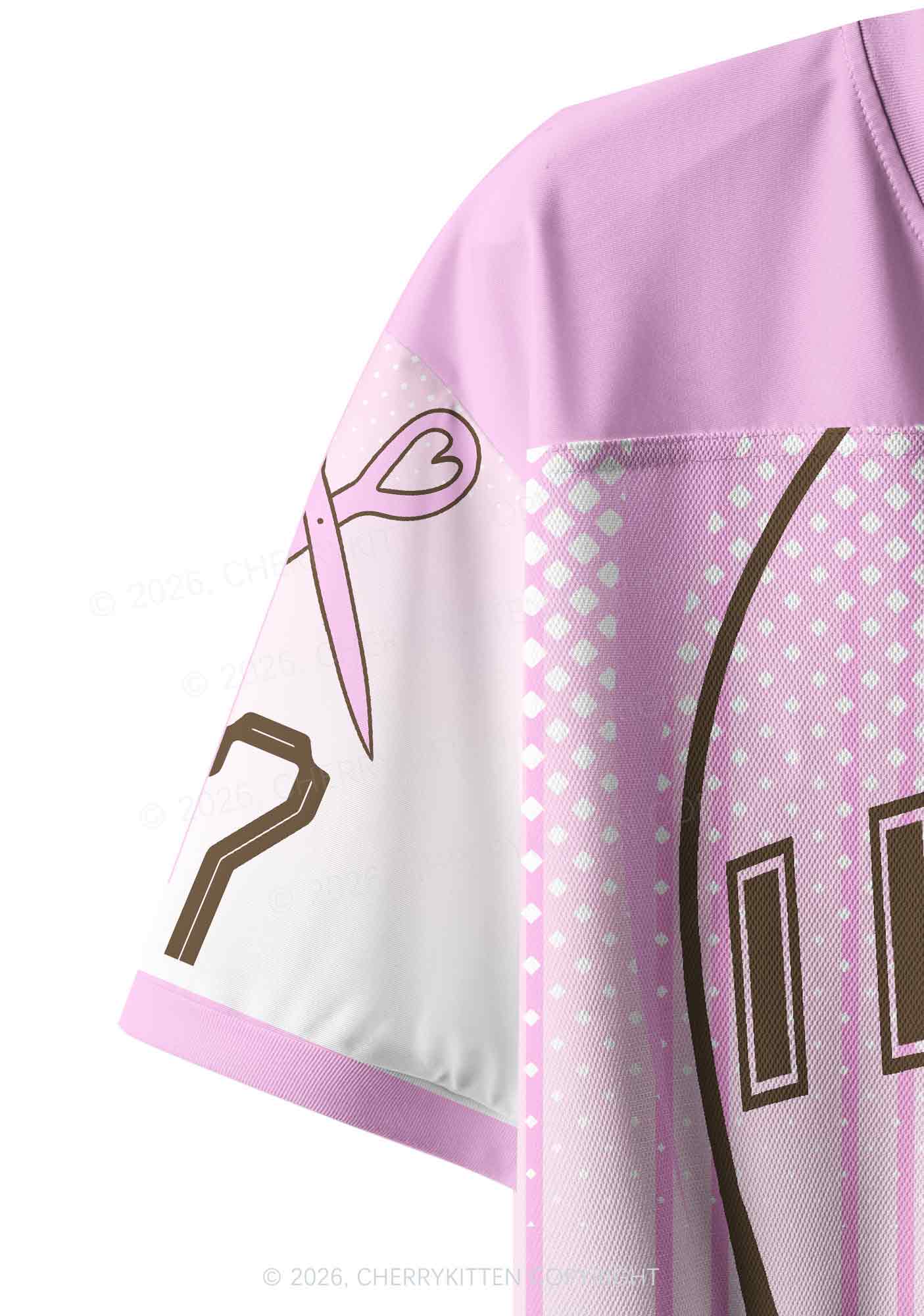 I Love Girls Scissors Pride Y2K Crop Sport Jersey Shirts Cherrykitten