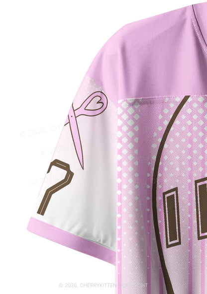 I Love Girls Scissors Pride Y2K Crop Sport Jersey Shirts Cherrykitten