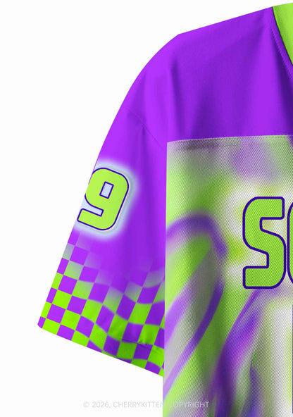 Sorry I Only Date DJ Y2K Crop Sport Jersey Shirts Cherrykitten