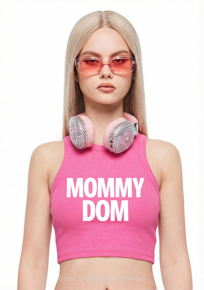 Mommy Dom Y2K Crop Tank Top Cherrykitten