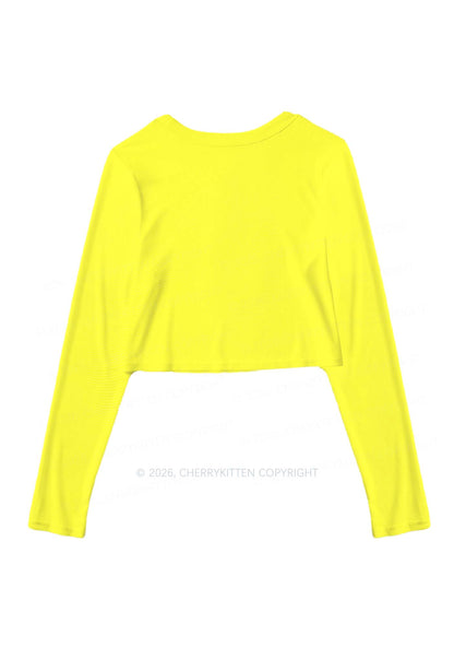 Dog Mxxf Y2K Mesh Long Sleeve Crop Top Cherrykitten