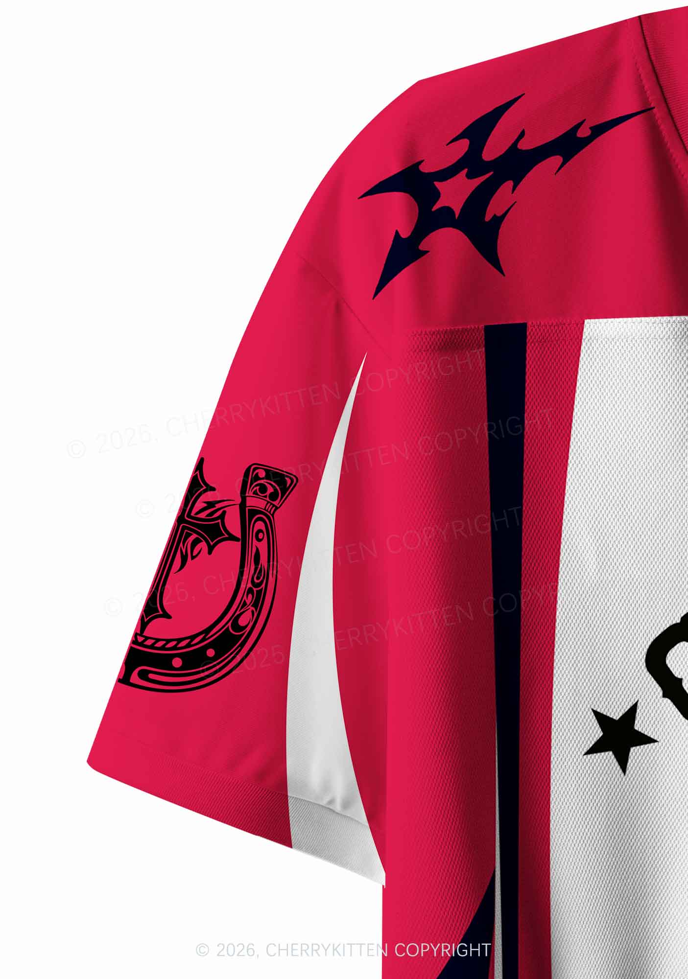 Gay Cowboy Pride Y2K Crop Sport Jersey Shirts Cherrykitten
