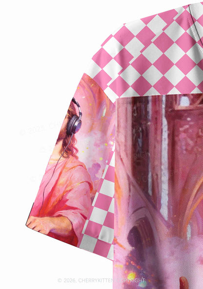 DJ Jesus Y2K Crop Sport Jersey Shirts Cherrykitten