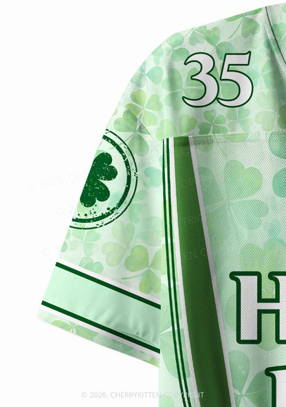 Custom Here To Paddy St Patricks Y2K Crop Sport Jersey Shirts Cherrykitten