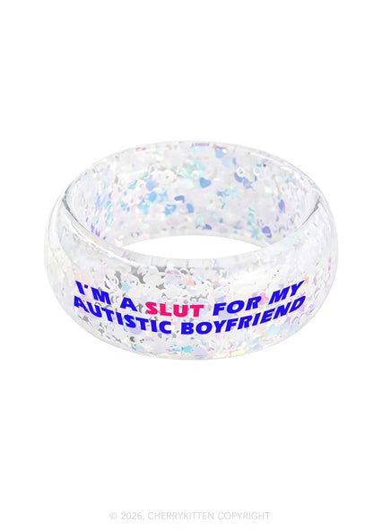 Slxt For My Autistic BF Y2K Cuff Bangle Cherrykitten