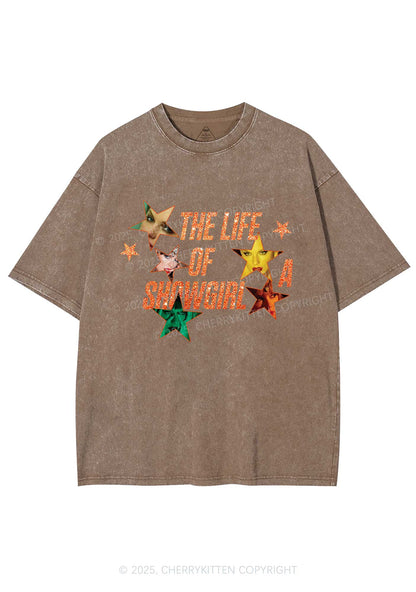 Star TS Photo Y2K Shirts Washed Tee Cherrykitten