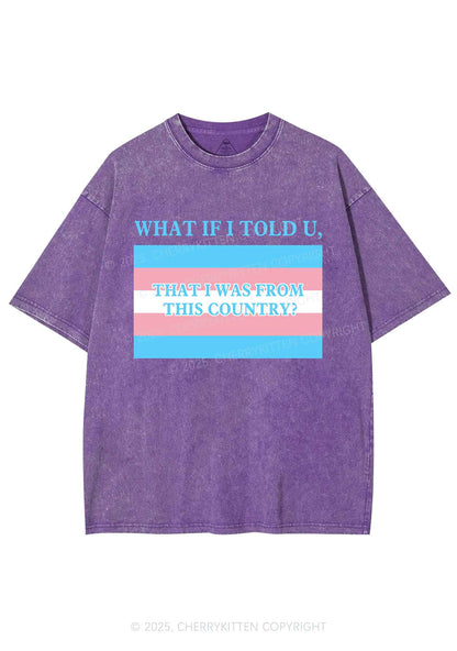 I Was From This Country Y2K Shirts Washed Tee Cherrykitten