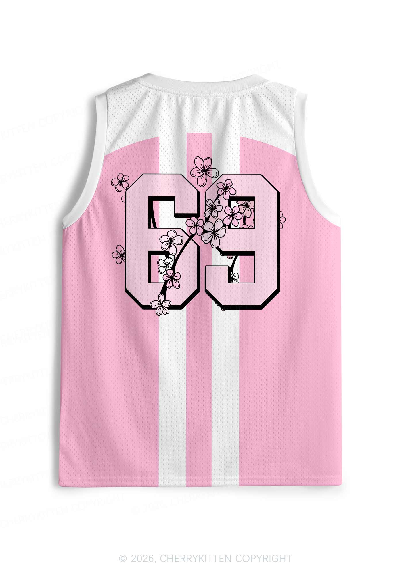 Sakura Alpha Male Unicorn Pride Y2K Sport Jersey Tank Cherrykitten