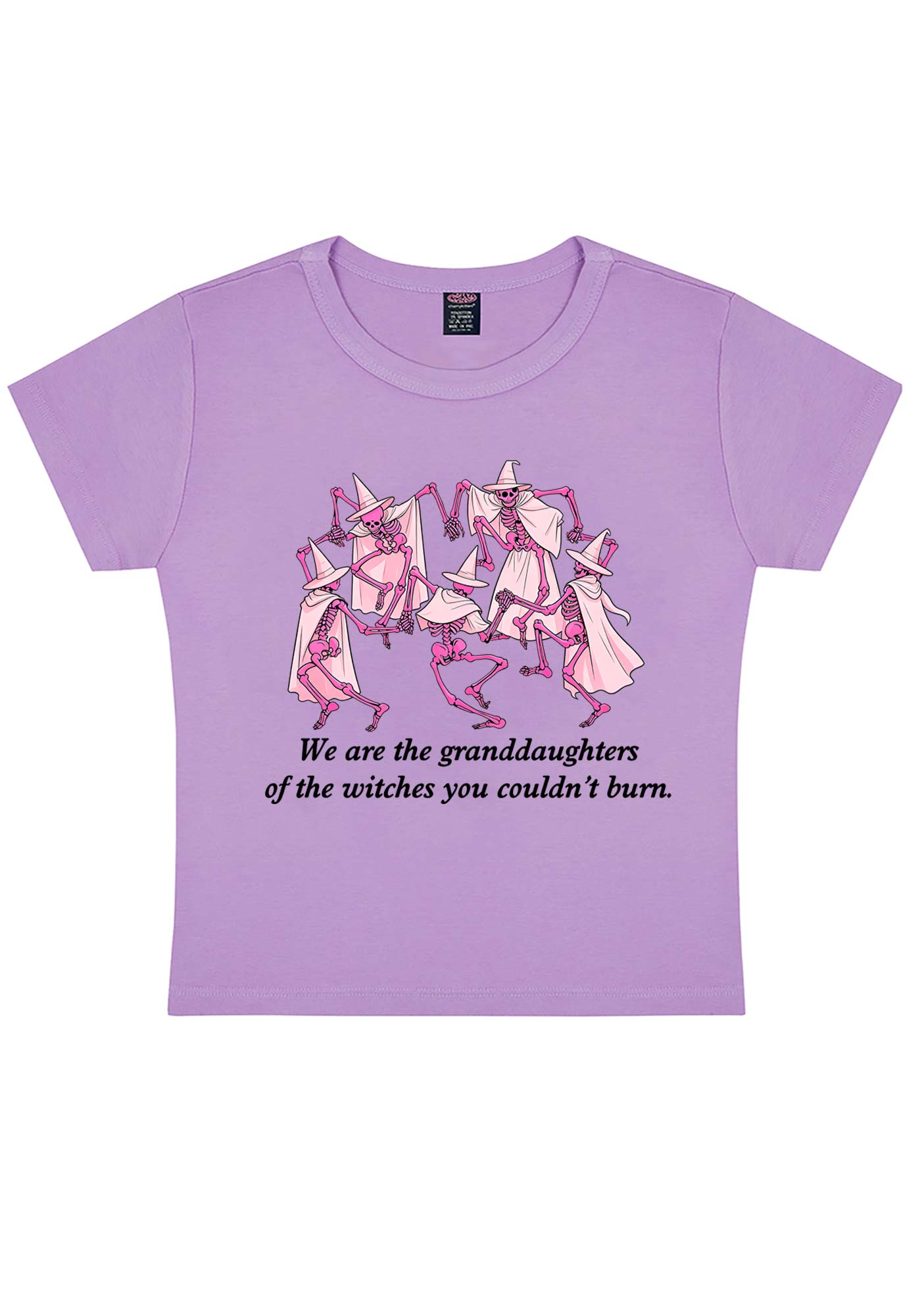 Halloween Granddaughters Of The Witches Y2K Baby Tee Cherrykitten