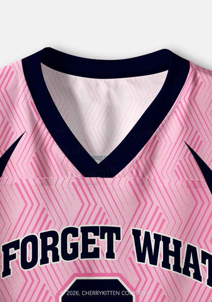 I Forget What Was For Pride Y2K Crop Sport Jersey Shirts Cherrykitten