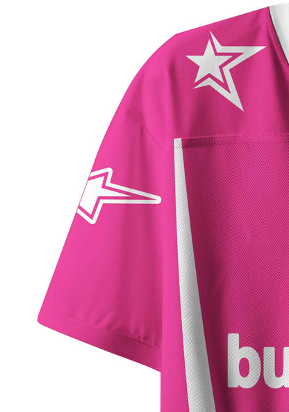 Im Not Lesbian But My Wife Is Pride Y2K Crop Sport Jersey Shirts Cherrykitten