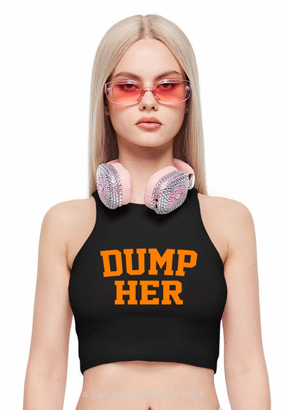 Dump Her Y2K Crop Tank Top Cherrykitten