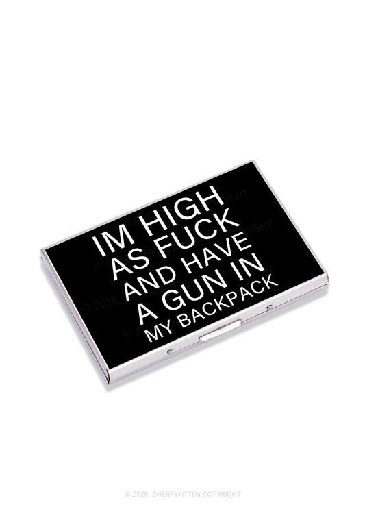 Im High Y2K Mirror Cigarette Case Cherrykitten