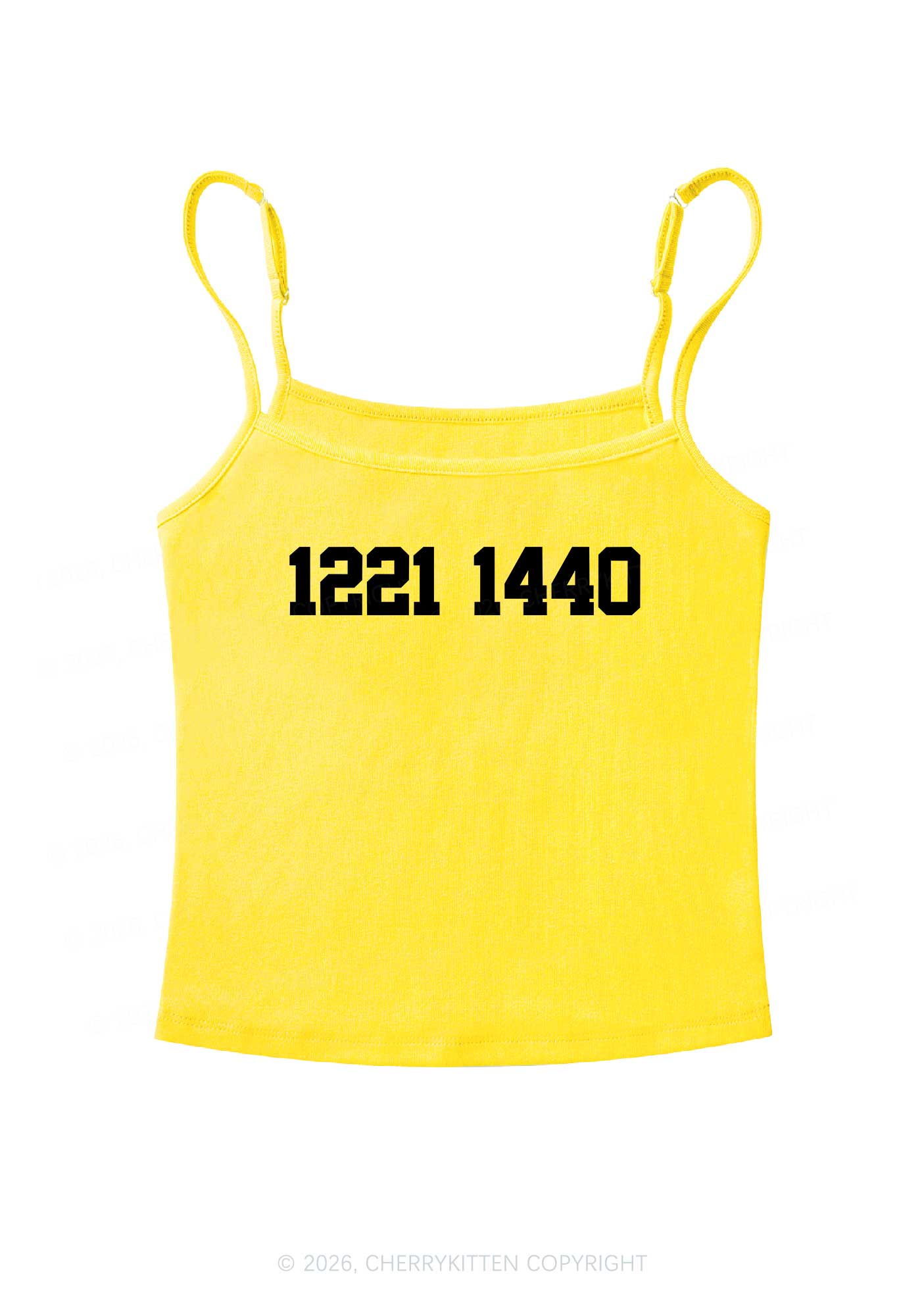 Retro Number HR Y2K Spaghetti Strap Cami Cherrykitten