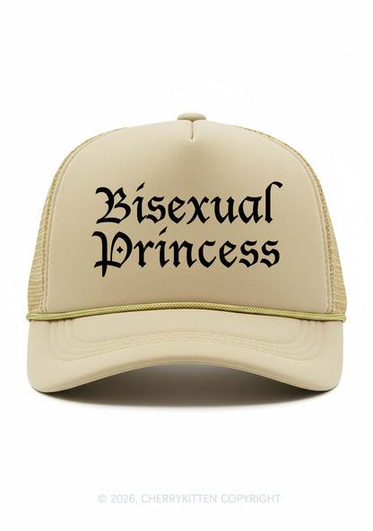 Bisexual Princess Pride Y2K Trucker Hat Cherrykitten